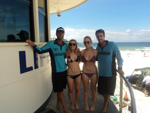 With the Bondi Beach Lifeguards