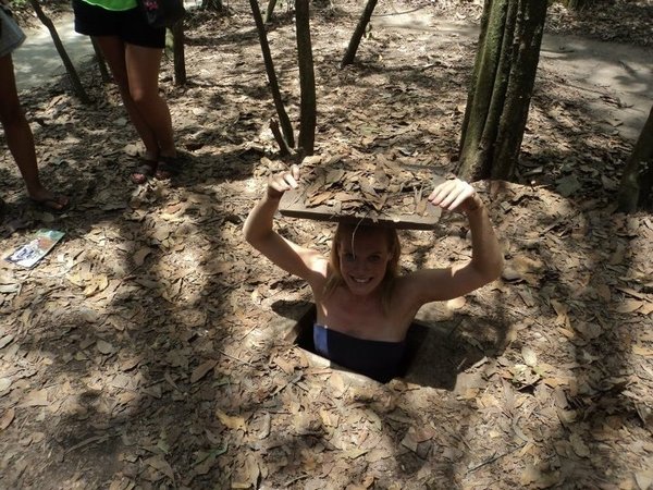 In the Chu Chi Tunnels