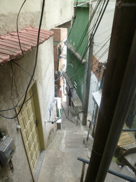 Alley in favela