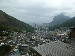 View of Rocinha from art gallery
