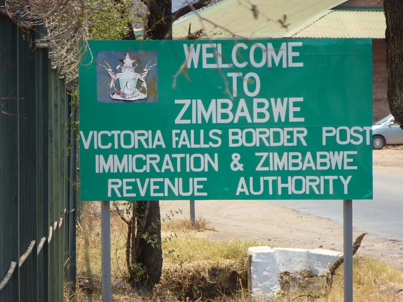Entering Zimbabwe