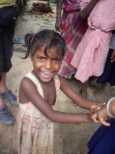 One of favourite kids in Lattur Village