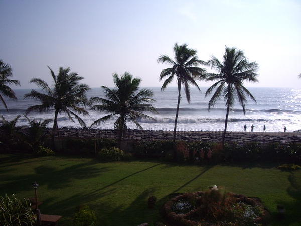 View from hotel in pondicherry on christmas break!