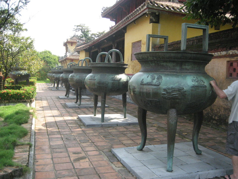 Urns in Hue Citadel