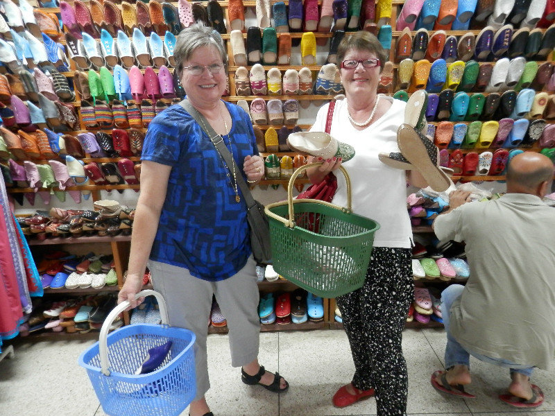 Shoe shopping in Marrakesh