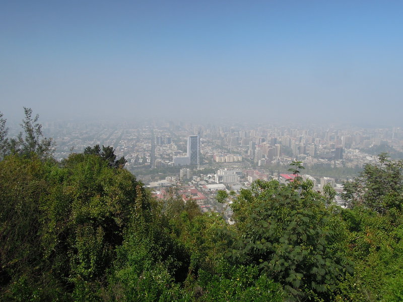 Views across Santiago