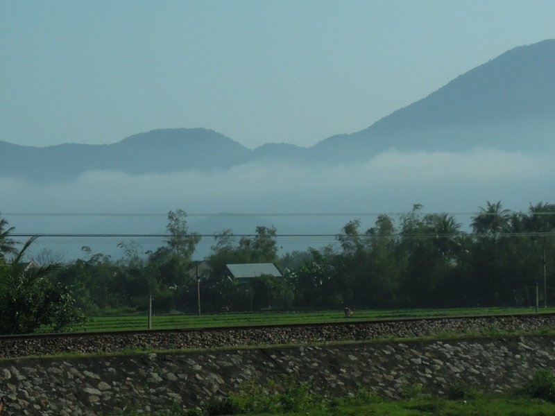 Mountains on the road from Hue to HoiAn