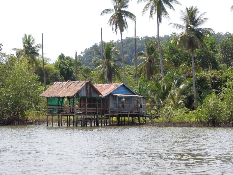 Typical home on the river