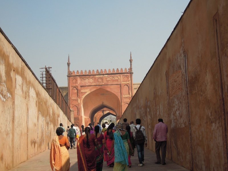 Entrance to the Red Fort at Agra