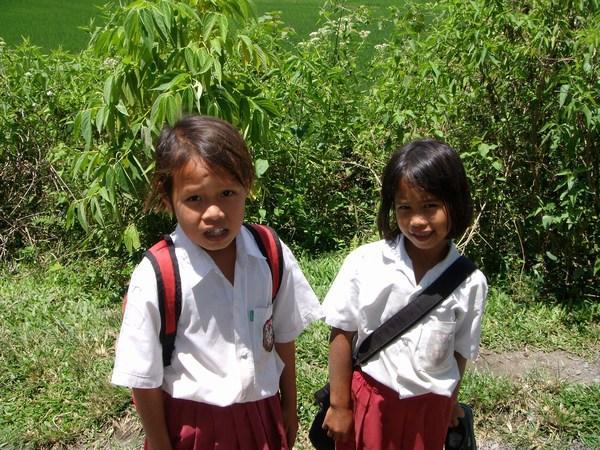 School Kids In Samosir