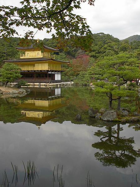The Golden Pavilion at Kinkakuji Temple