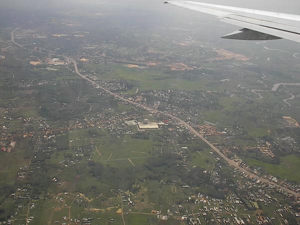 Flying into Viet Nam
