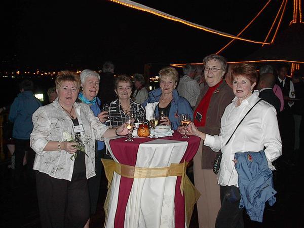 The dinner cruise gang