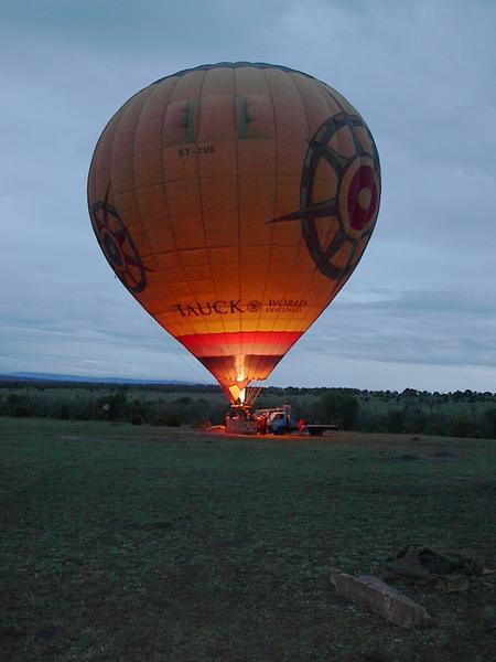 A balloon ride in Africa!