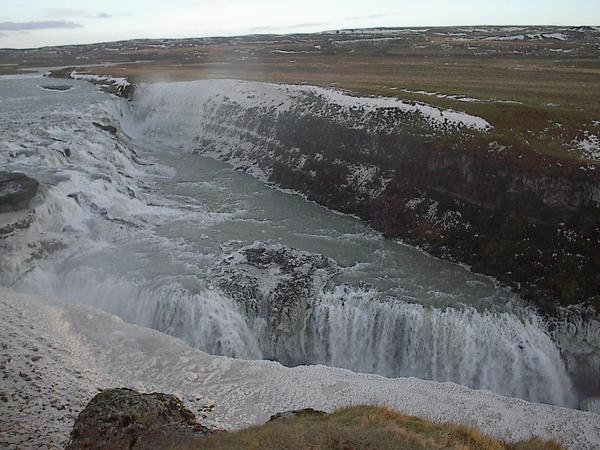 The Gullfoss Waterfall
