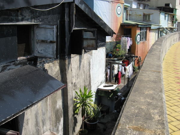 Living quarters behind Stanley Market