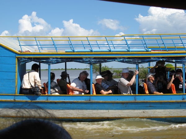 The water taxi to/through the floating village.......