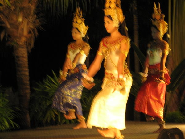 One of the dancers