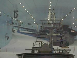 Inside the snow park (photo from last year)