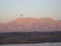 Some of our passengers went on a hot air balloon ride over Luxor