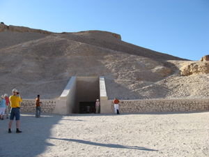 Entering the tombs