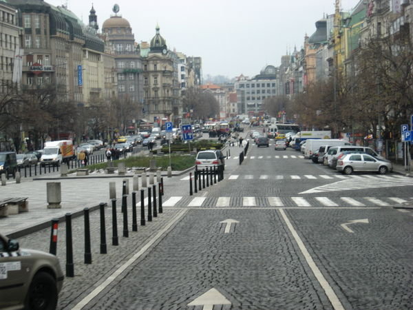 Main street in Prague