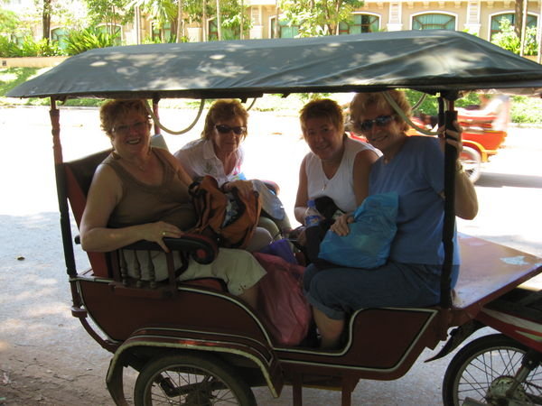 This ride in a Tuk in Cambodia was fun......
