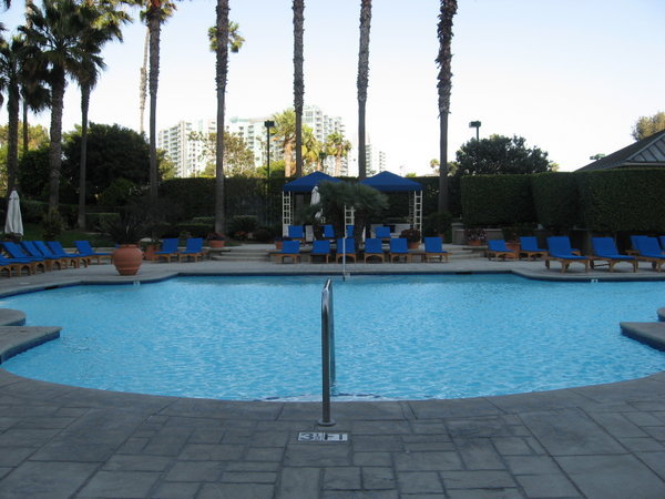 The pool at the Ritz Carlton