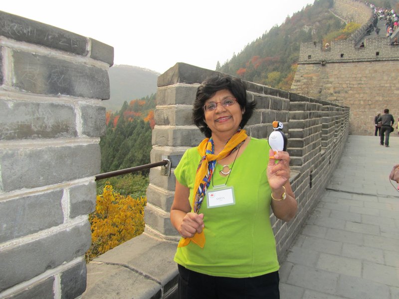 Smita Joshi at the Great Wall
