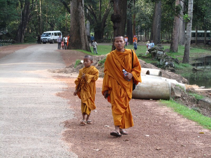 Some monks - young and old
