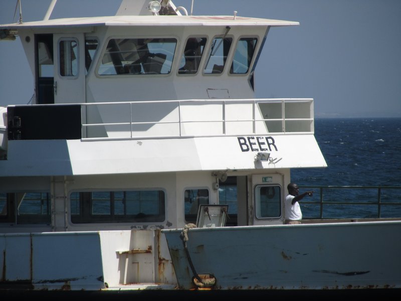 Beer - the name of the ferry!