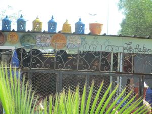 a pottery place along the road