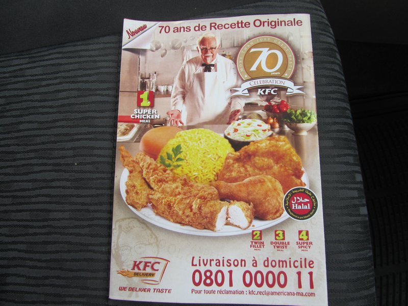 in our tour guide's Explorer - KFC coupons