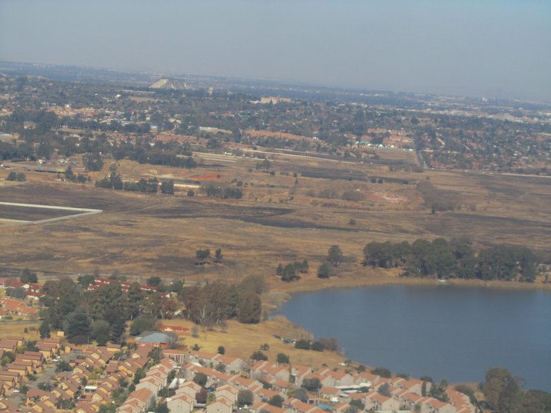 Johannesburg, from the air