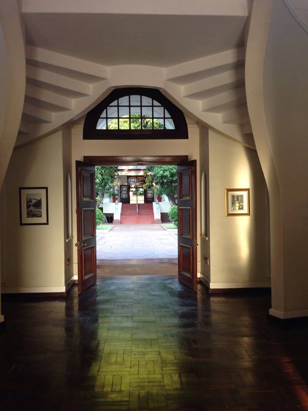 Victoria Falls Hotel - entrance way to the next building