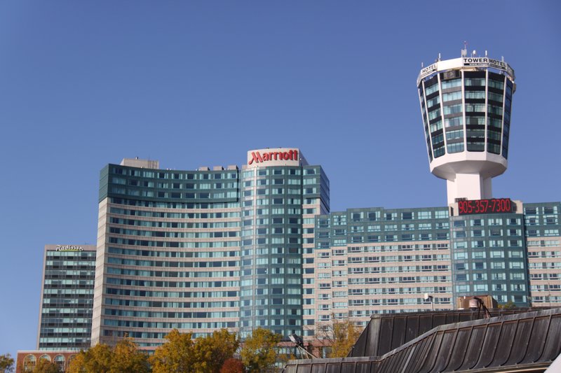 Three hotels, Radisson, Marriot and The Tower Hotel