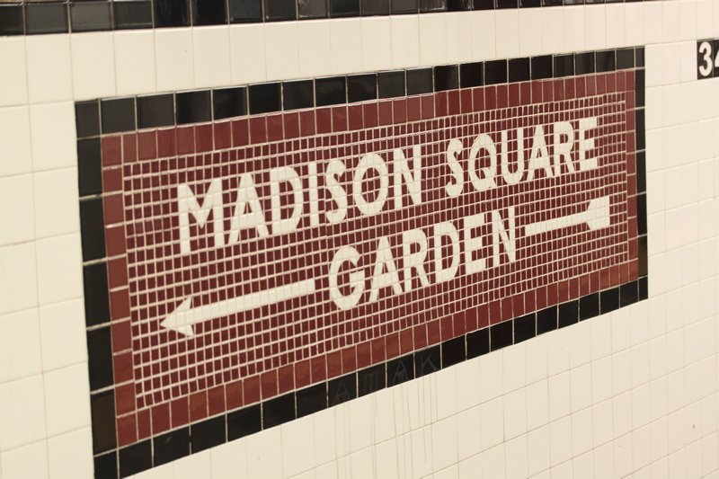 Maddison Square Garden from 34th Street Penn. St Station