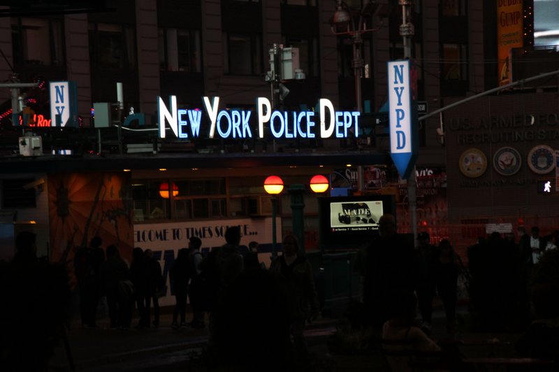 NYPD information booth