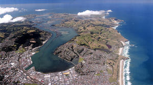 Dunedin from the air