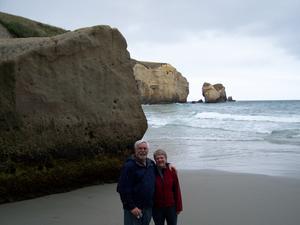 Mom and Dad in Dunedin