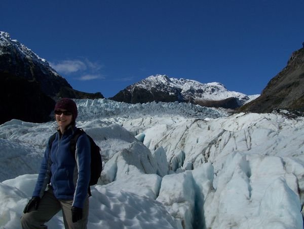 Kirsty and the Glacier