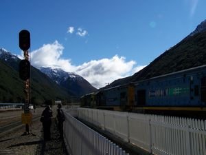 Arthur's pass, on the Tranz Alpine train