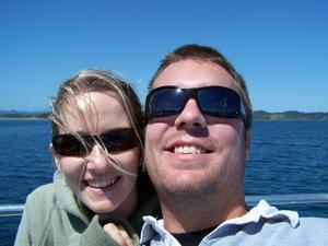 Rob and Kirsty cruising bay of islands