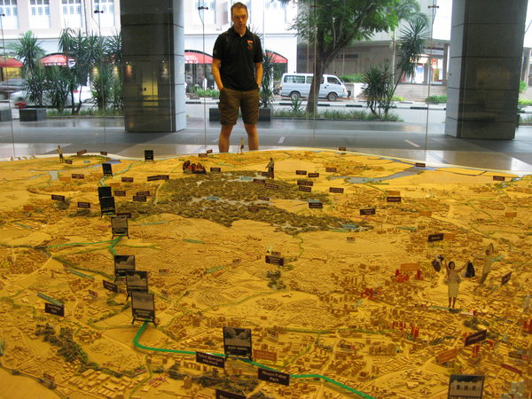 Scaled Model of Singapore Island