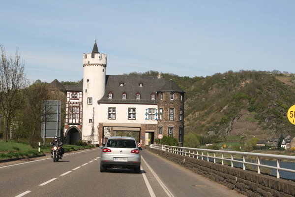 Driving along the Mosel River