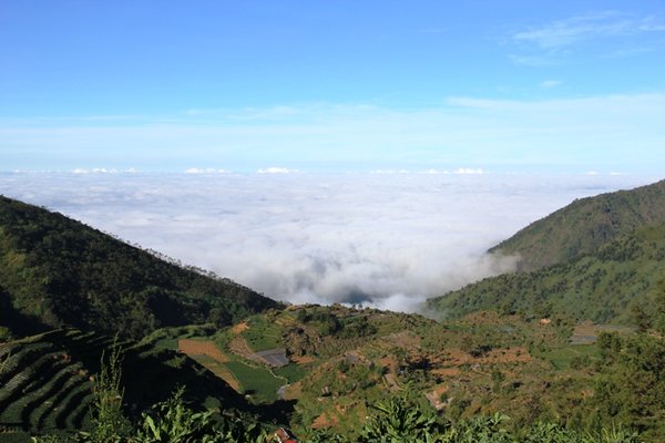 this is the reason why they call Dieng as "The Land above the sky"