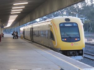 The Prospector train, Perth station