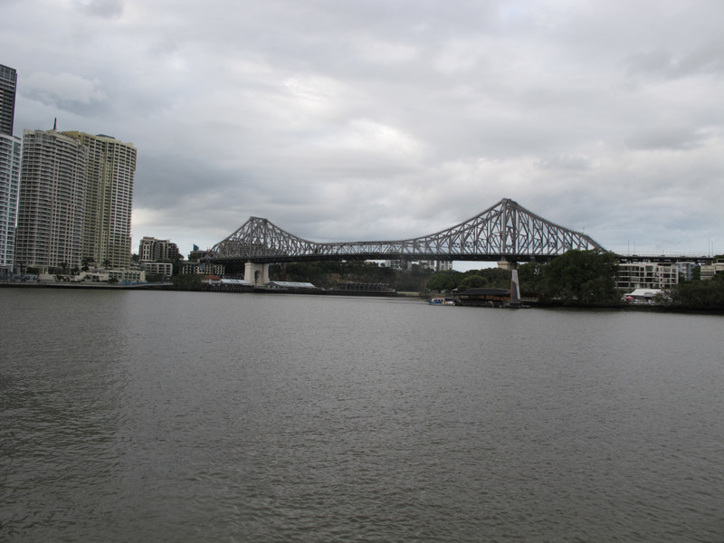 Story Bridge spanning Brisbane River