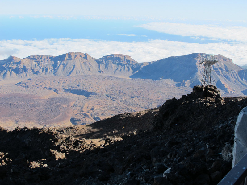 view from Mt. Teide