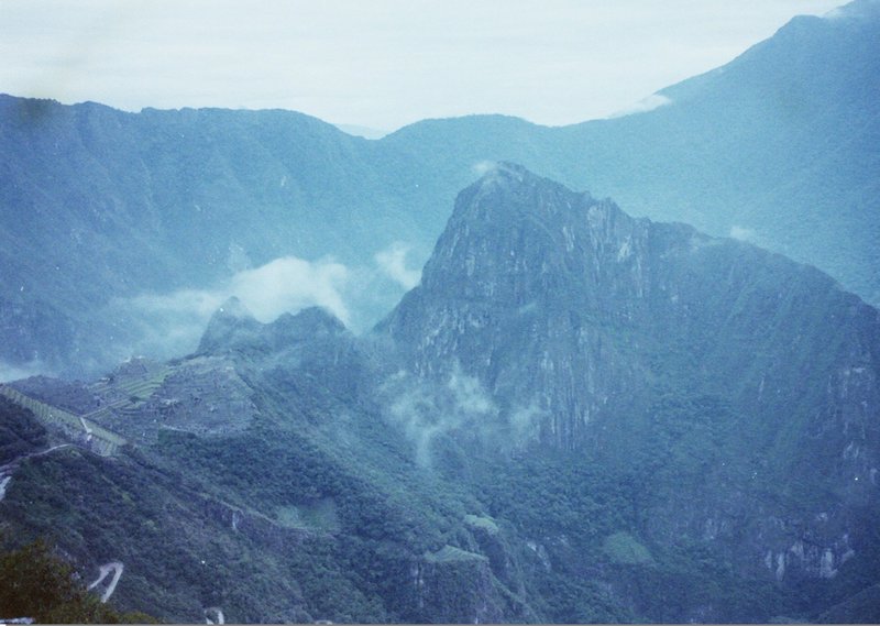 Approaching Machu Pichu